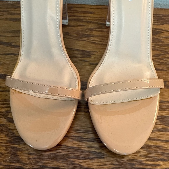 Fashion nova really hope so healed nude sandals size 8.5M - Picture 5 of 12